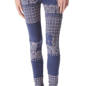 Free People Bandana paisley print leggings